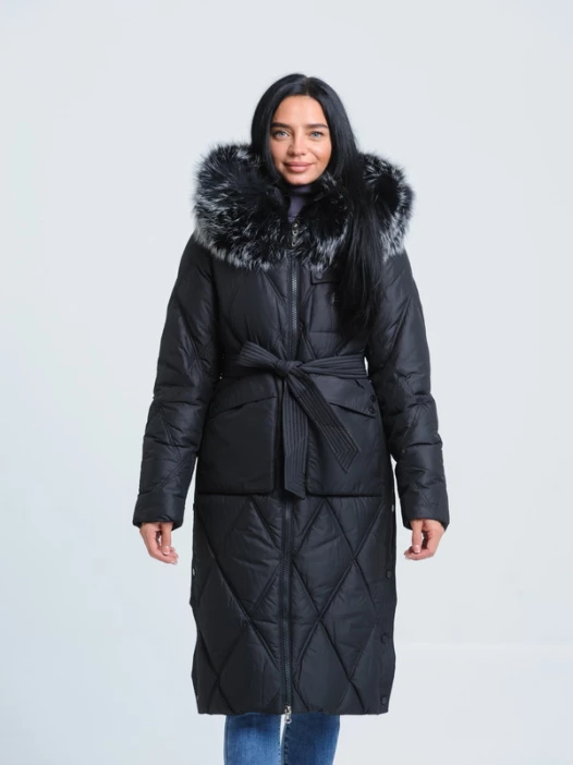 Куртка женская SNOW GRACE 877 чёрная