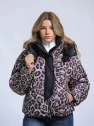 Куртка женская KSA D24593 коричневая