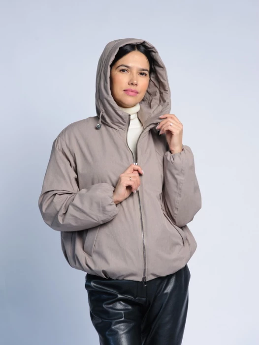 Куртка женская LUSSKIRI 8240 бежевая