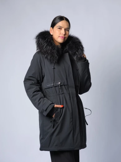 Куртка женская чёрная ICE BEAR GWD6235