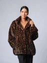 Шуба женская коричневая AOSILEIBANG fashion 9919-7