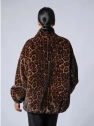 Шуба женская коричневая AOSILEIBANG fashion 9919-7
