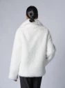 Шуба женская белая AOSILEIBANG fashion 9650-L