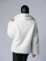 Шуба женская белая AOSILEIBANG fashion 9965-65