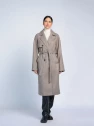 Пальто женское песочное AOSILEIBANG fashion 1120