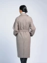 Пальто женское песочное AOSILEIBANG fashion 1120
