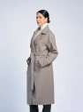 Пальто женское песочное AOSILEIBANG fashion 1120