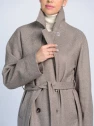 Пальто женское песочное AOSILEIBANG fashion 1120