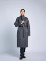 Пальто женское темно-серый AOSILEIBANG fashion 1162