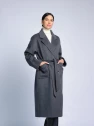 Пальто женское темно-серый AOSILEIBANG fashion 1162