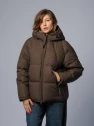 Куртка женская коричневая SNOW GRACE 6138