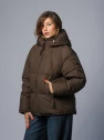 Куртка женская коричневая SNOW GRACE 6138