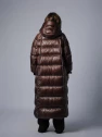 Пуховик женский коричневый TOWMY YD-BG-1378