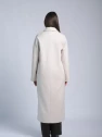 Пальто женское молочное AOSILEIBANG fashion 1157-1L