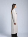 Пальто женское молочное AOSILEIBANG fashion 1157-1L