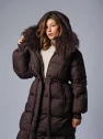 Куртка женская шоколад TOWMY TM-BG-3572
