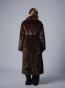Шуба женская коричневая AOSILEIBANG fashion 9699-L