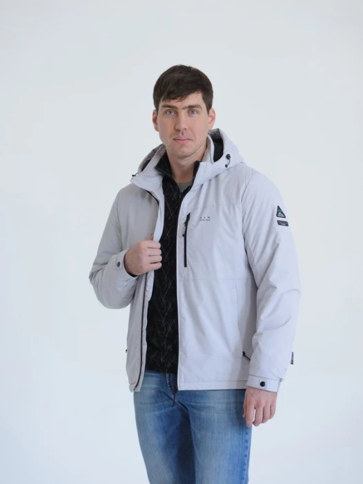 Куртка мужская серая DSGDONG 8791