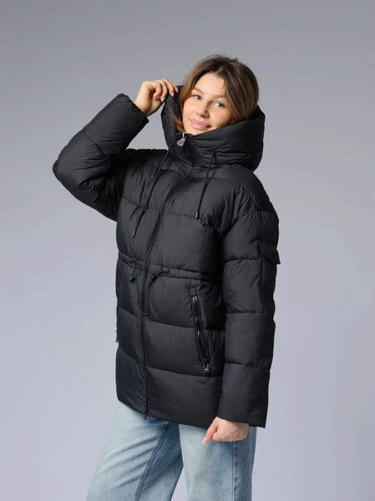 Куртка женская чёрная LUSSKIRI 2658